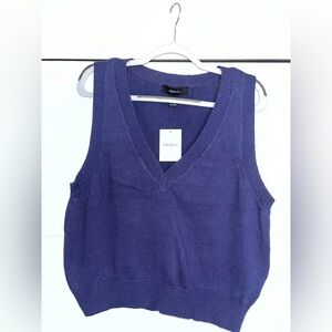 Navy Blue Sweater Vest